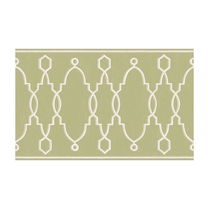 Parterre Border Leaf Green by Cole & Son Wallcovering PAPER - 100% United Kingdom Horizontal: and Vertical: 15.7 - Fabric Carolina -