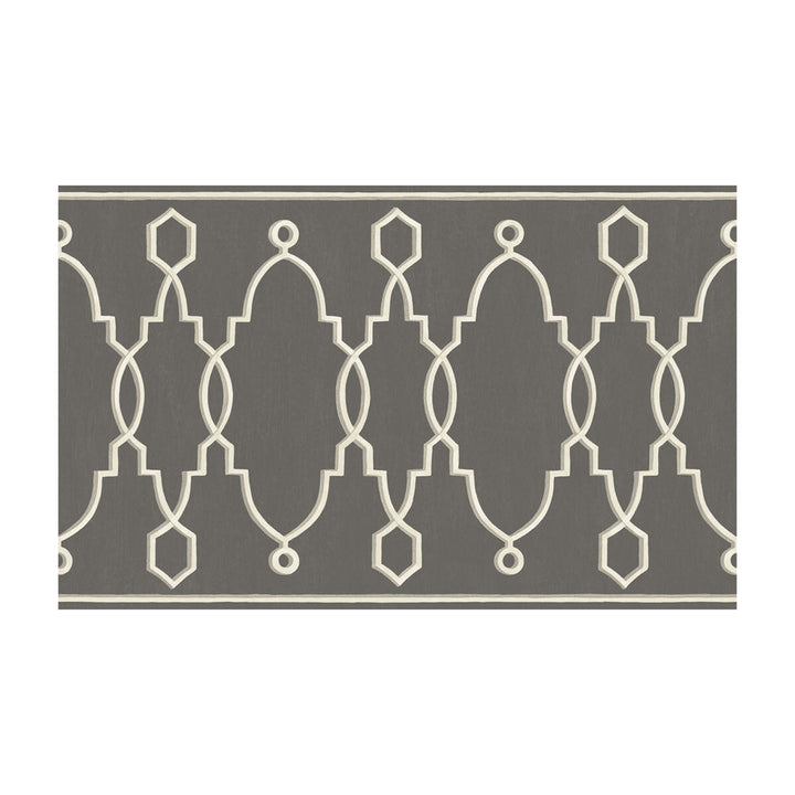 Parterre Border Charcoal by Cole & Son Wallcovering - PAPER - 100% United Kingdom - Horizontal: - and Vertical: - 15.7 - Fabric Carolina -