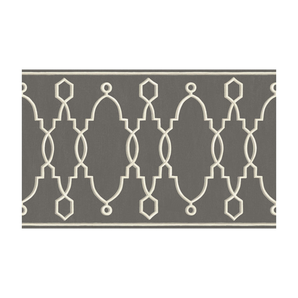 Parterre Border Charcoal by Cole & Son Wallcovering PAPER - 100% United Kingdom Horizontal: and Vertical: 15.7 - Fabric Carolina -