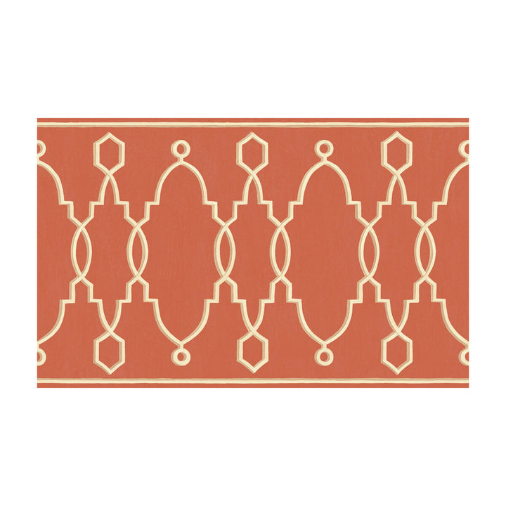 Parterre Border Red by Cole & Son Wallcovering - PAPER - 100% United Kingdom - Horizontal: - and Vertical: - 15.7 - Fabric Carolina -