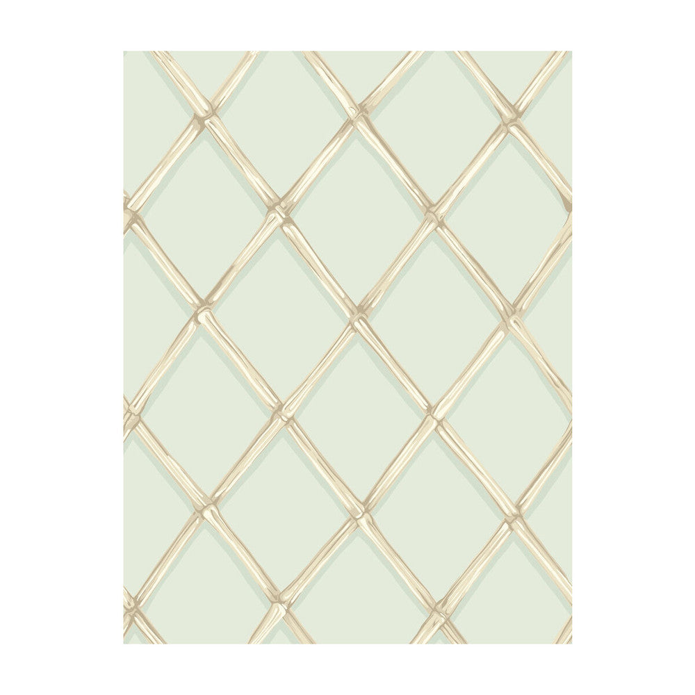 Bagatelle Duck Egg by Cole & Son Designer Wallcovering PAPER - 100% United Kingdom Horizontal: and Vertical: 27.5 21 - Swanky Fabrics -