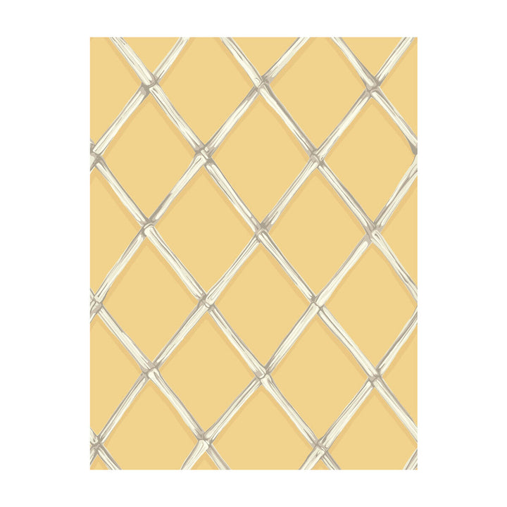 Bagatelle Yellow by Cole & Son Wallcovering PAPER - 100% United Kingdom Horizontal: and Vertical: 27.5 21 - Fabric Carolina -