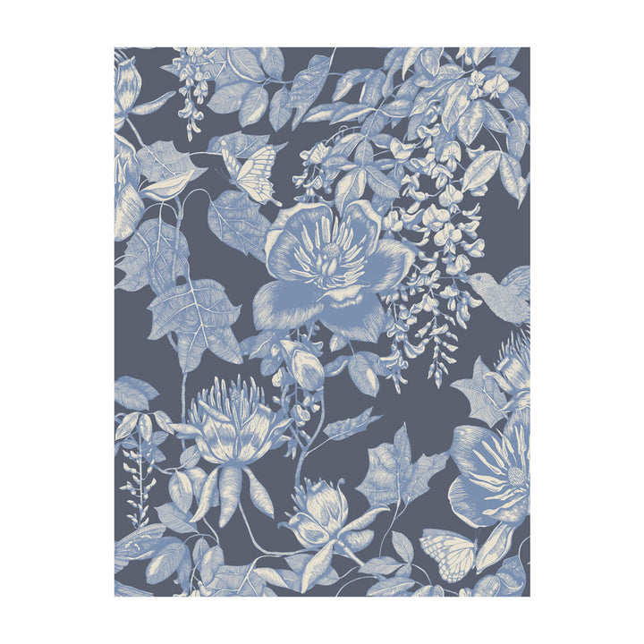 Tivoli Indigo by Cole & Son Wallcovering PAPER - 100% United Kingdom Horizontal: and Vertical: 27.5 21 - Fabric Carolina -