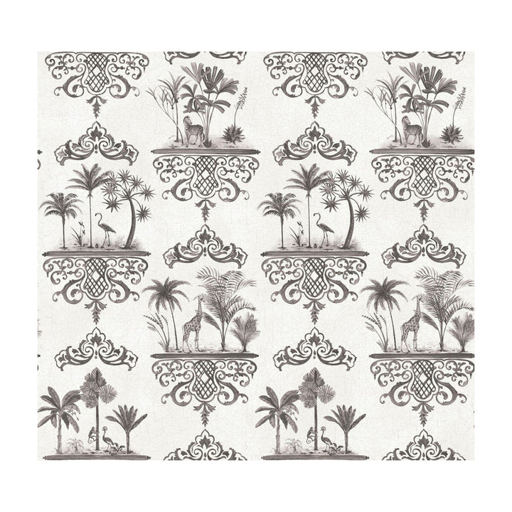 Rousseau Charcoal by Cole & Son Wallcovering - PAPER - 100% United Kingdom - Horizontal: - and Vertical: 25.2 27 - Fabric Carolina -