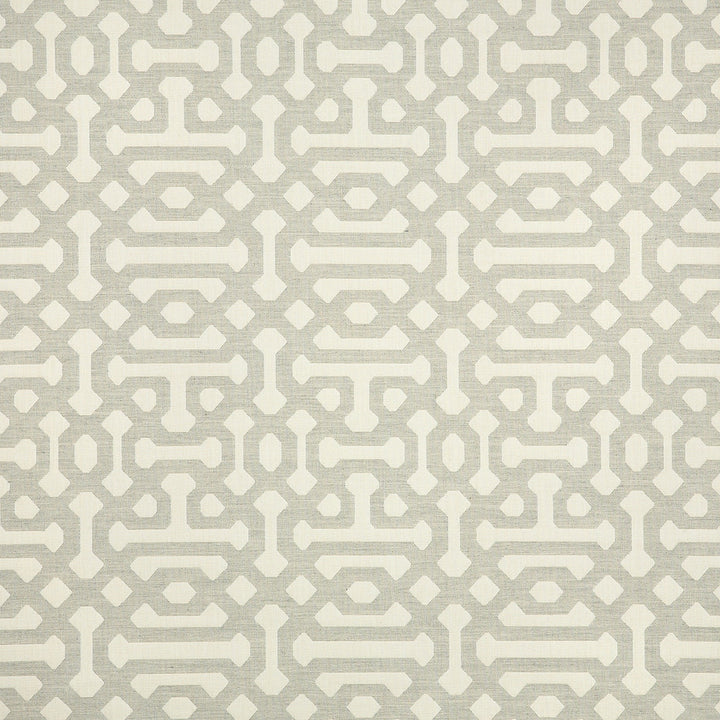 45991-0002 Fretwork Pewter by Sunbrella Fabric Sunbrella Elements - Decorative Sunbrella® Acrylic, Sunbrella® Polyester, Sunbrella® Non-Phthalate PVC USA or Imported 5-Year Horizontal: 7 in. and Vertical: 14.7 in. 54 in. - Fabric Carolina -
