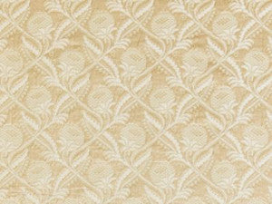Scalamandre Fabric Droguet Lampas Beige
