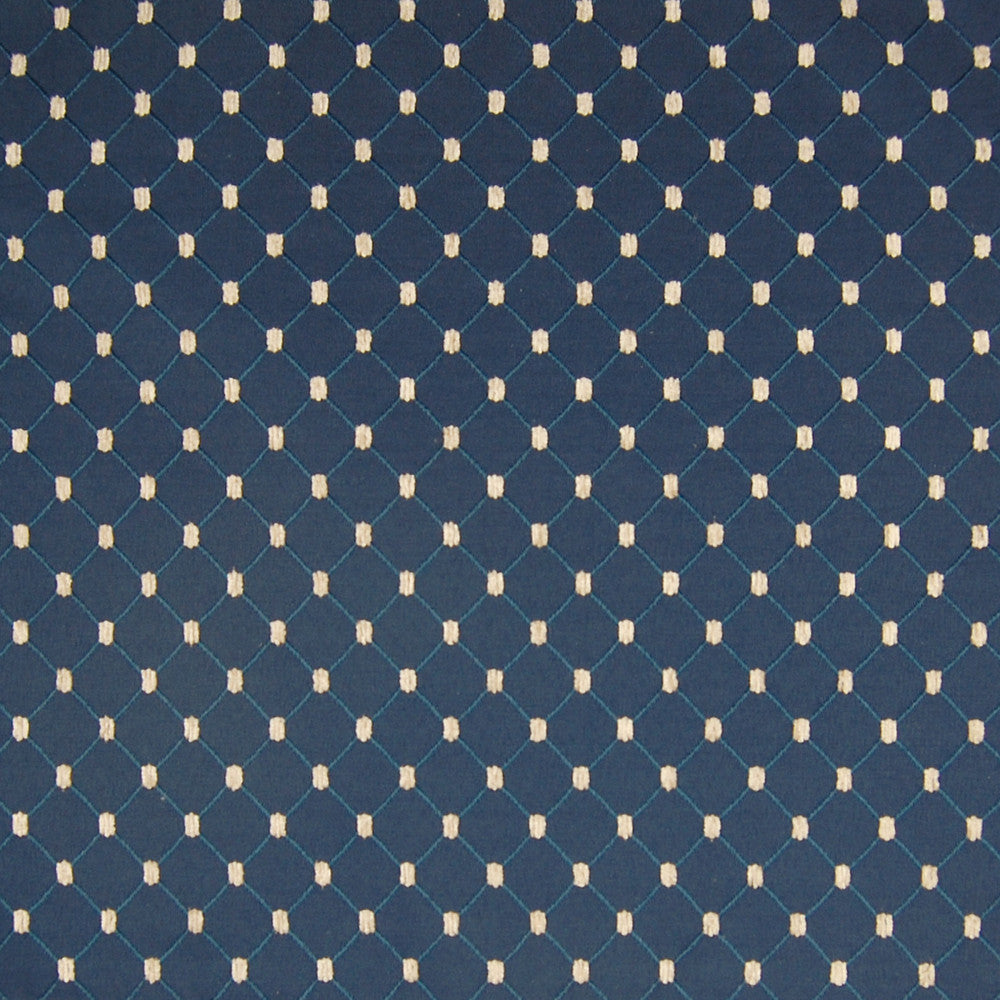 A4455 Navy by Greenhouse Fabric 100% Polyester China 58,000 double rubs </p><p>Repeat: 1.1" H, 1.25" V 57" - Fabric Carolina -