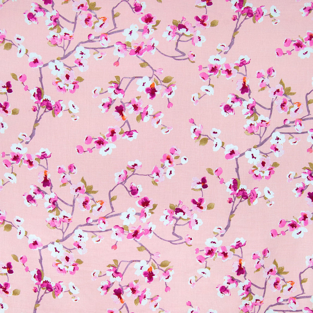 A6259 Blossom by Greenhouse Fabric 100% Linen China 15,000 double rubs </p><p>Repeat: 27" H, 25.25" V 54" - Fabric Carolina -