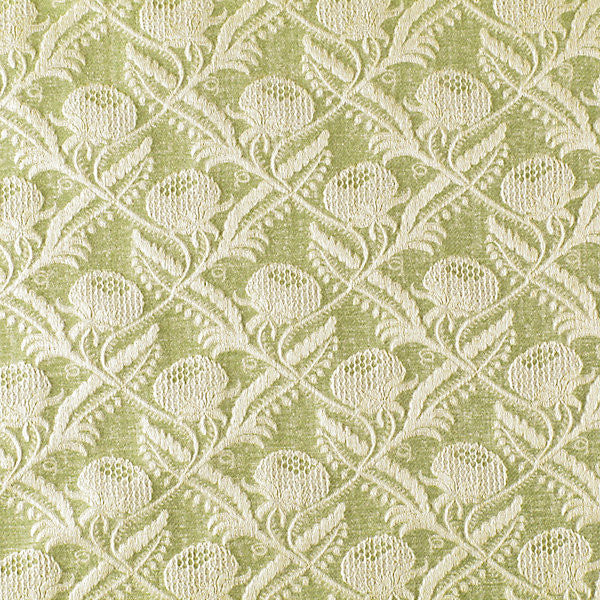 Boutonniere/Leaf A7 000514Pg by Old World Weavers Fabric MANOR SUITE 36% COTTON 35% LINEN 29% VISCOSE ITALY LIGHT DUTY Horizontal: 4.75" and Vertical: 4.5" 55" - Fabric Carolina -