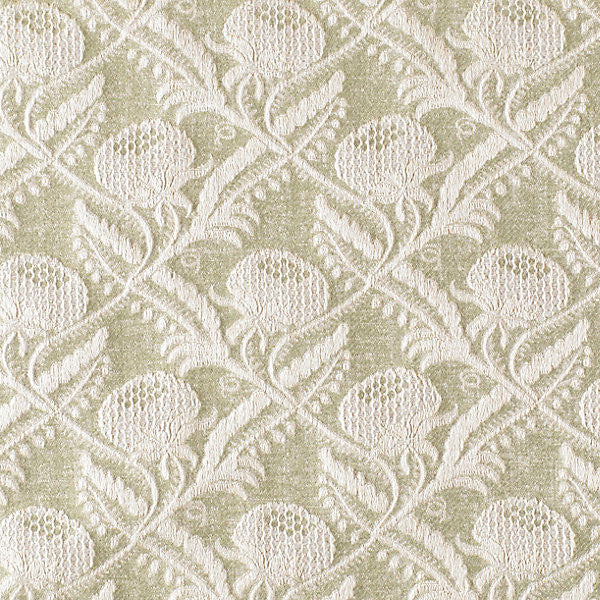 Boutonniere/Leaf 14PG-005 by Old World Weavers Fabric MANOR SUITE 36% COTTON 35% LINEN 29% VISCOSE ITALY LIGHT DUTY Horizontal: 4.75" and Vertical: 4.5" 55" - Fabric Carolina -