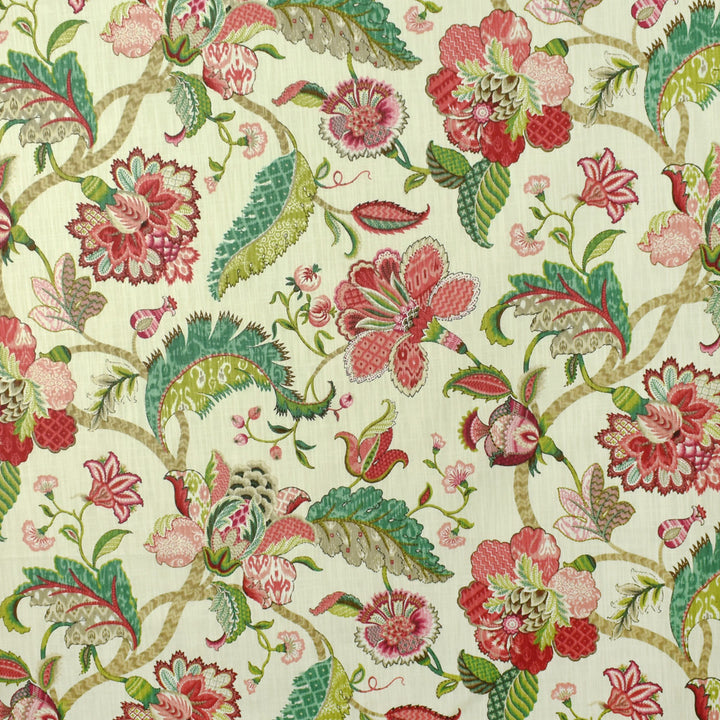 A8360 Raspberry by Greenhouse Fabric S35: Statement Prints 100% Cotton USA 15,000 double rubs Soil & Stain Repellent </p><p>Repeat: 27" H, 27" V 54" - Fabric Carolina -