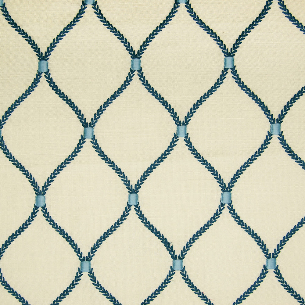 A9731 Porcelain by Greenhouse Fabric 70% Rayon, 30% Linen With 100% Rayon Embroidery India 9,000 double rubs </p><p>Repeat: 4.25" H, 6.25" V 52" - Fabric Carolina -