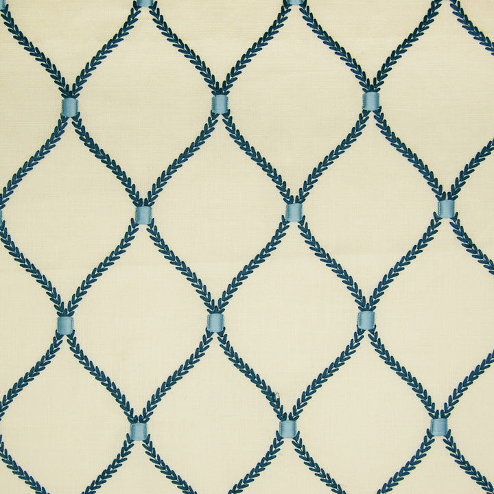 A9731 Porcelain by Greenhouse Fabric 70% Rayon, 30% Linen With 100% Rayon Embroidery India 9,000 double rubs </p><p>Repeat: 4.25" H, 6.25" V 52" - Fabric Carolina -