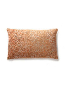 Scalamandre Pillows Leopard Pillow 14 X 22 - Orange Koi