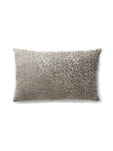 Scalamandre Pillows Leopard Pillow 14 X 22 - Castle Gray