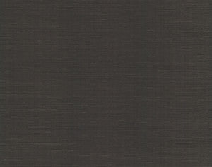 Sisal Grasscloth Black Wallpaper by York Wallcoverings