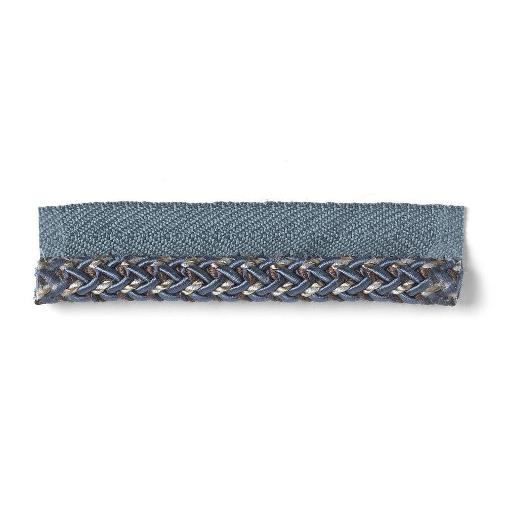 Abba 7 Lake by Stout Designer Trim Bedazzle Trim 48% Spun Viscose 43% Cotton 9% Polyester CHINA Horizontal: 0 and Vertical: 0 0.25 in - Swanky Fabrics -