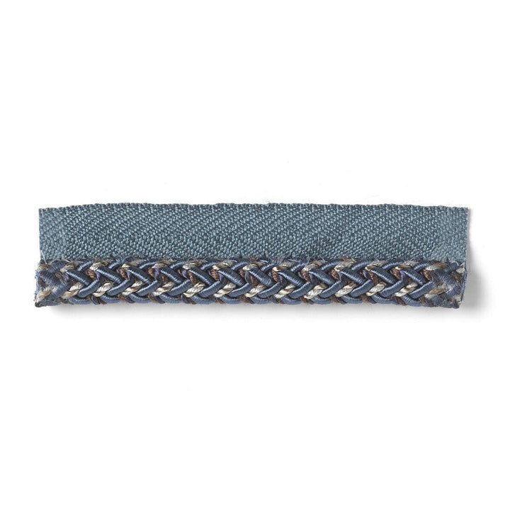 Abba 7 Lake by Stout Designer Trim Bedazzle Trim 48% Spun Viscose 43% Cotton 9% Polyester CHINA Horizontal: 0 and Vertical: 0 0.25 in - Swanky Fabrics -
