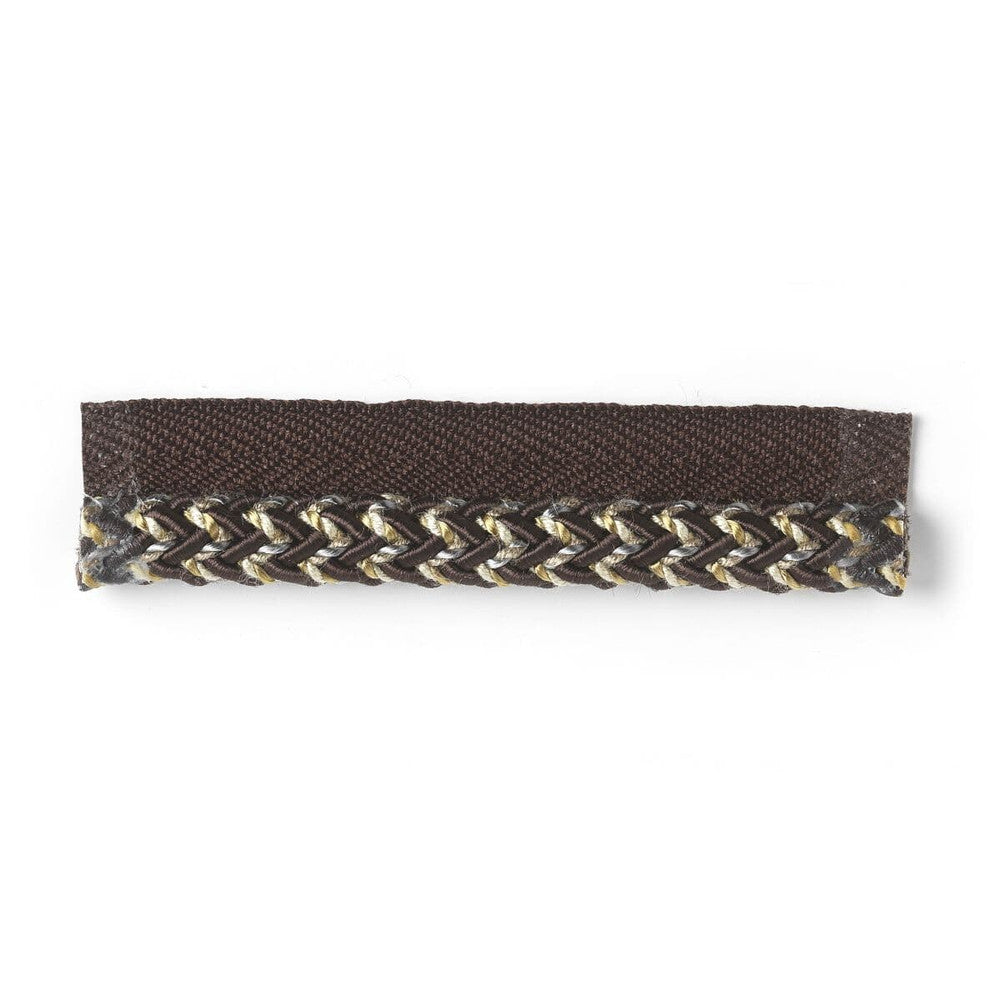 Abba 8 Charcoal by Stout Designer Trim Bedazzle Trim 48% Spun Viscose 43% Cotton 9% Polyester CHINA Horizontal: 0 and Vertical: 0 0.25 in - Swanky Fabrics -