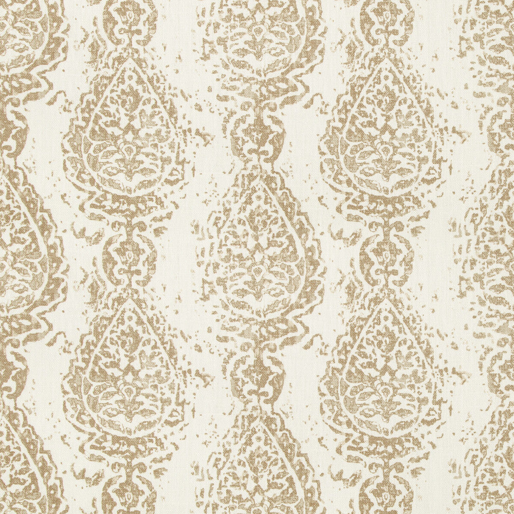 Abbess Paisley Coconut by Kravet Design Fabric BARCLAY BUTERA SAGAMORE LINEN - 100% India - Horizontal: 13.75 and Vertical: 12.5 53 - Fabric Carolina -