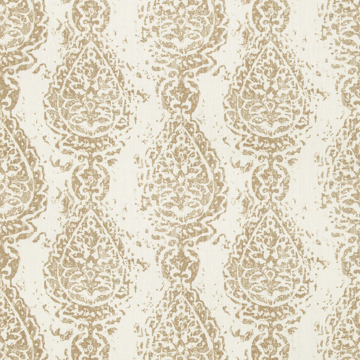 Abbess Paisley Coconut by Kravet Design Fabric BARCLAY BUTERA SAGAMORE LINEN - 100% India - Horizontal: 13.75 and Vertical: 12.5 53 - Fabric Carolina -