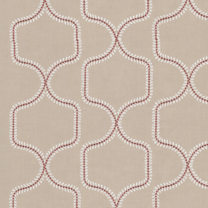 Abode 1 Flamingo by Stout Fabric Stout Fabric Abode 1 FlamingoFabric Comfortable Living Blossom/Sienna 100%Cot %Bemb India </p><p>Repeat: H: 6.5, V: 0 52 in - Fabric Carolina -