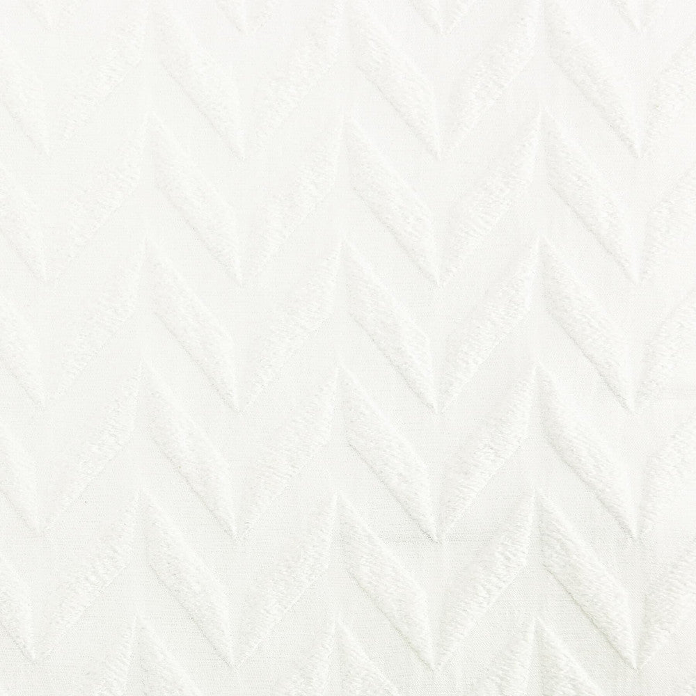 Abonaki 2 Chalk by Stout Fabric Color My Window Eggshell/Pearl 100% Polyester INDIA Horizontal: 2 and Vertical: 1.25 55 in - Fabric Carolina -