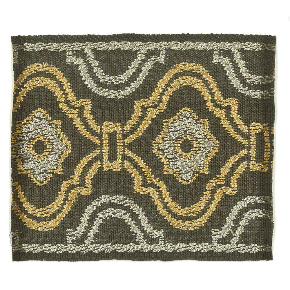 About 2 Grey by Stout Trim INSIGHTS TRIM 51%SVI 49%POL CHINA Horizontal: 2.125 and Vertical: 0 3.38 in - Fabric Carolina -