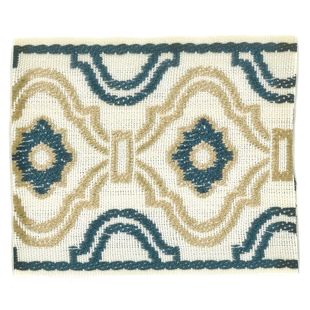 About 4 Harbor by Stout Trim INSIGHTS TRIM 51%SVI 49%POL CHINA Horizontal: 2.125 and Vertical: 0 3.38 in - Fabric Carolina -