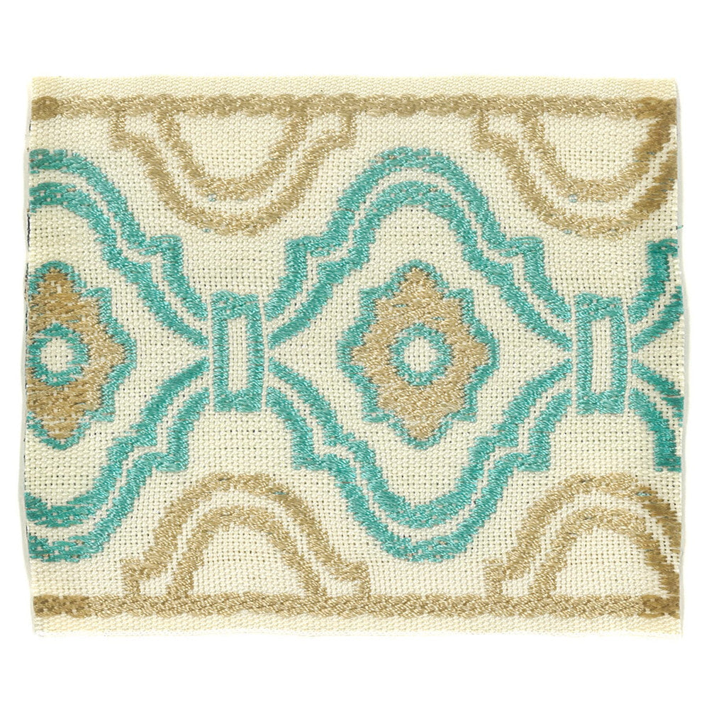 About 8 Caribbean by Stout Designer Trim INSIGHTS TRIM 51%SVI 49%POL CHINA </p><p>Repeat: 0 3.38 in - Swanky Fabrics -
