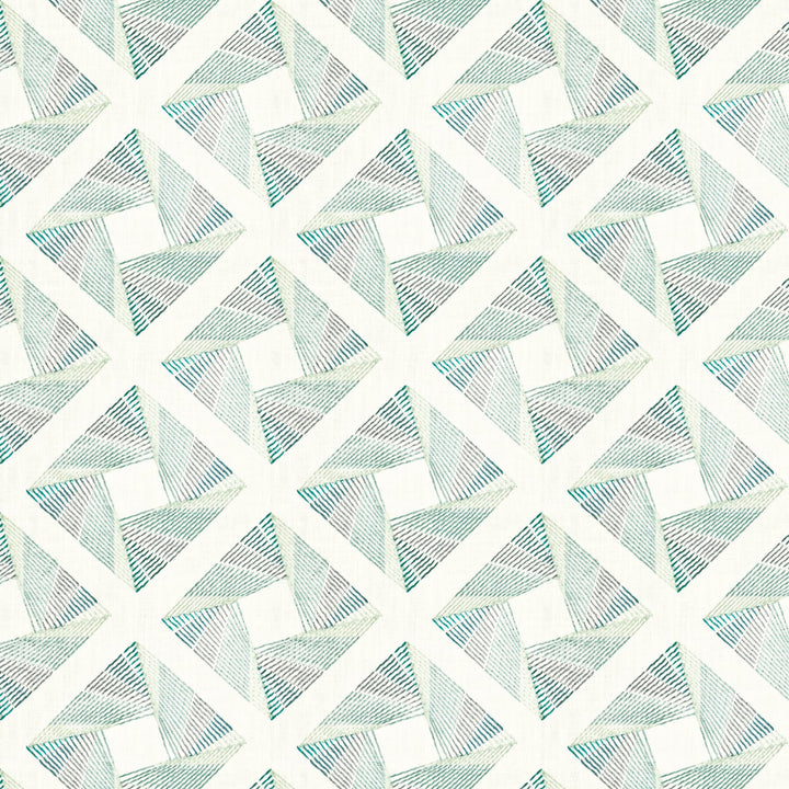 Abraxis 2 Lagoon by Stout Fabric COLOR MY WINDOW SPA/SHORELINE 15%SVI 65%POL 20%LIN %VEMB INDIA FLAME RETARDANT-U.F.A.C. CLASS 1 Horizontal: 9.5 and Vertical: 9 53 in - Fabric Carolina -