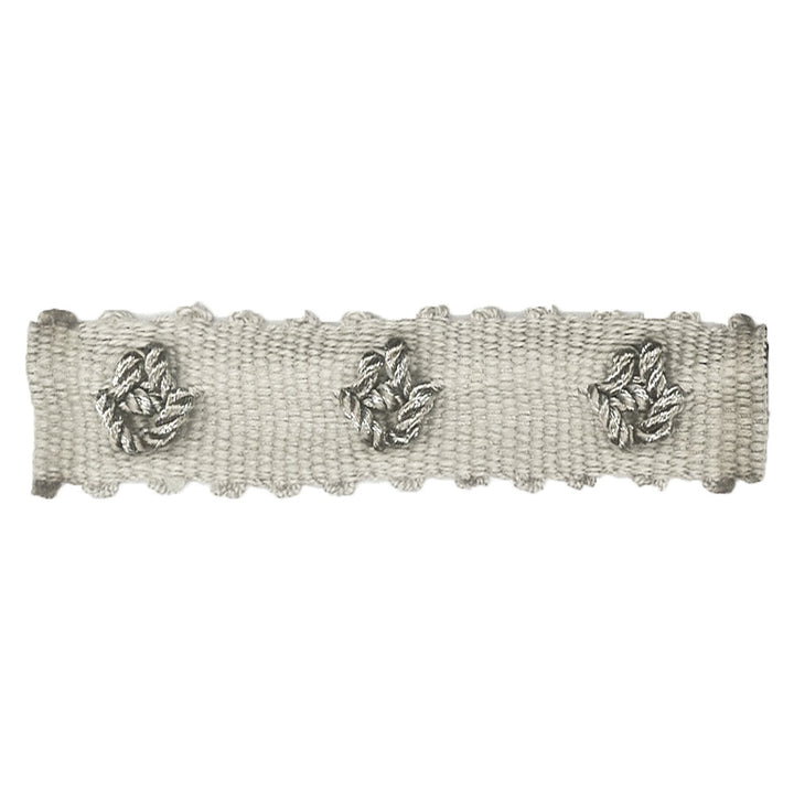 Abruzzi 4 Fog by Stout Trim MOONDUST TRIM 48%SVI 37%LIN 15%MTL CHINA Horizontal: 0 and Vertical: 0 0.88 in - Fabric Carolina -