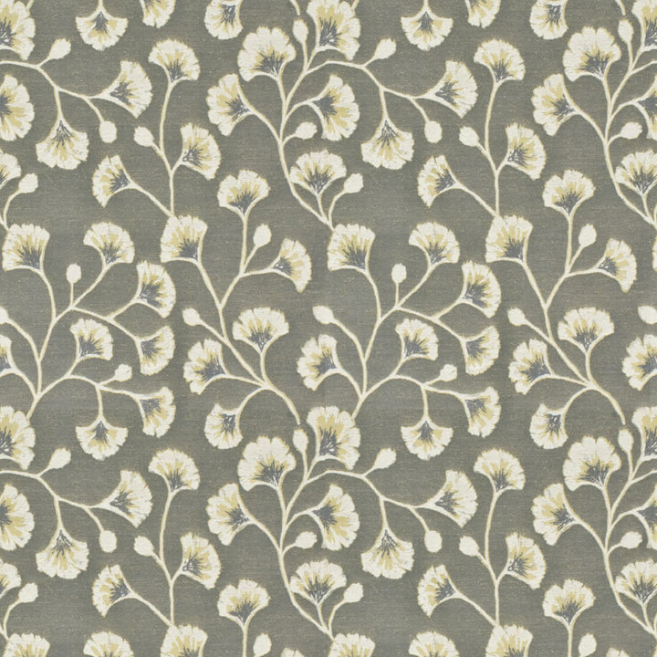 Abyss 1 Stone by Stout Fabric RAINBOW LIBRARY DOVE/CHARCOAL 80%SVI 20%POL INDIA Horizontal: 13.5 and Vertical: 17 54 in - Fabric Carolina -