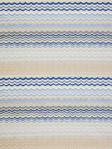 Scalamandre Fabric New Wave Sapphire