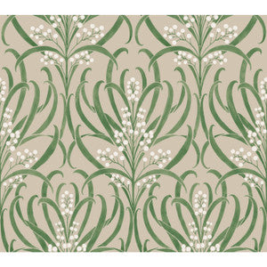 Calluna Linen Metallic Wallpaper by Ronald Redding