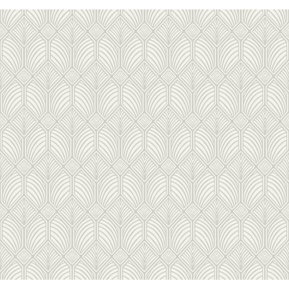 Craftsman Grey Wallpaper by Ronald Redding Arts and Crafts Covers about 60.8 square feet 27-in by 27-ft long roll Unpasted 25.25 - Fabric Carolina -
