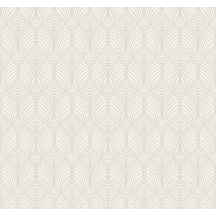 Craftsman Light Beige Wallpaper by Ronald Redding Arts and Crafts Covers about 60.8 square feet 27-in by 27-ft long roll Unpasted 25.25 - Fabric Carolina -