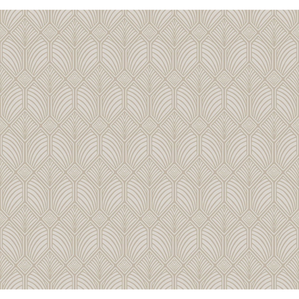 Craftsman Taupe Wallpaper by Ronald Redding Arts and Crafts Covers about 60.8 square feet 27-in by 27-ft long roll Unpasted 25.25 - Fabric Carolina -