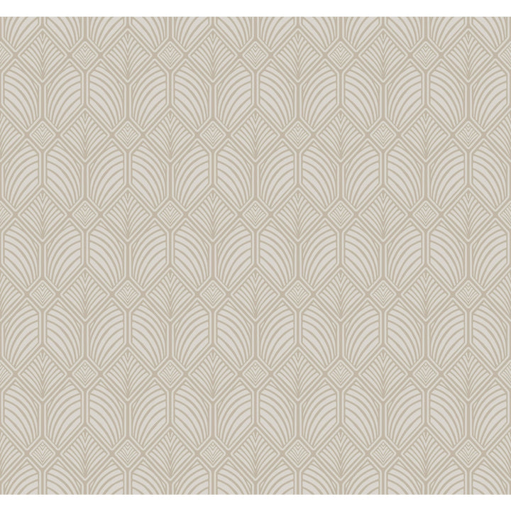 Craftsman Taupe Wallpaper by Ronald Redding Arts and Crafts Covers about 60.8 square feet 27-in by 27-ft long roll Unpasted 25.25 - Fabric Carolina -