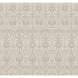 Craftsman Taupe Wallpaper by Ronald Redding