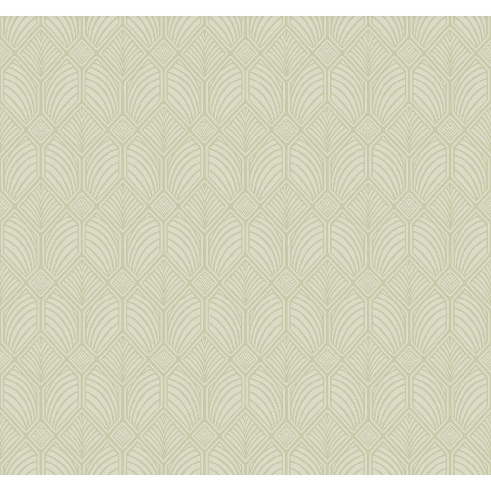 Craftsman Green Wallpaper by Ronald Redding Arts and Crafts Covers about 60.8 square feet 27-in by 27-ft long roll Unpasted 25.25 - Fabric Carolina -