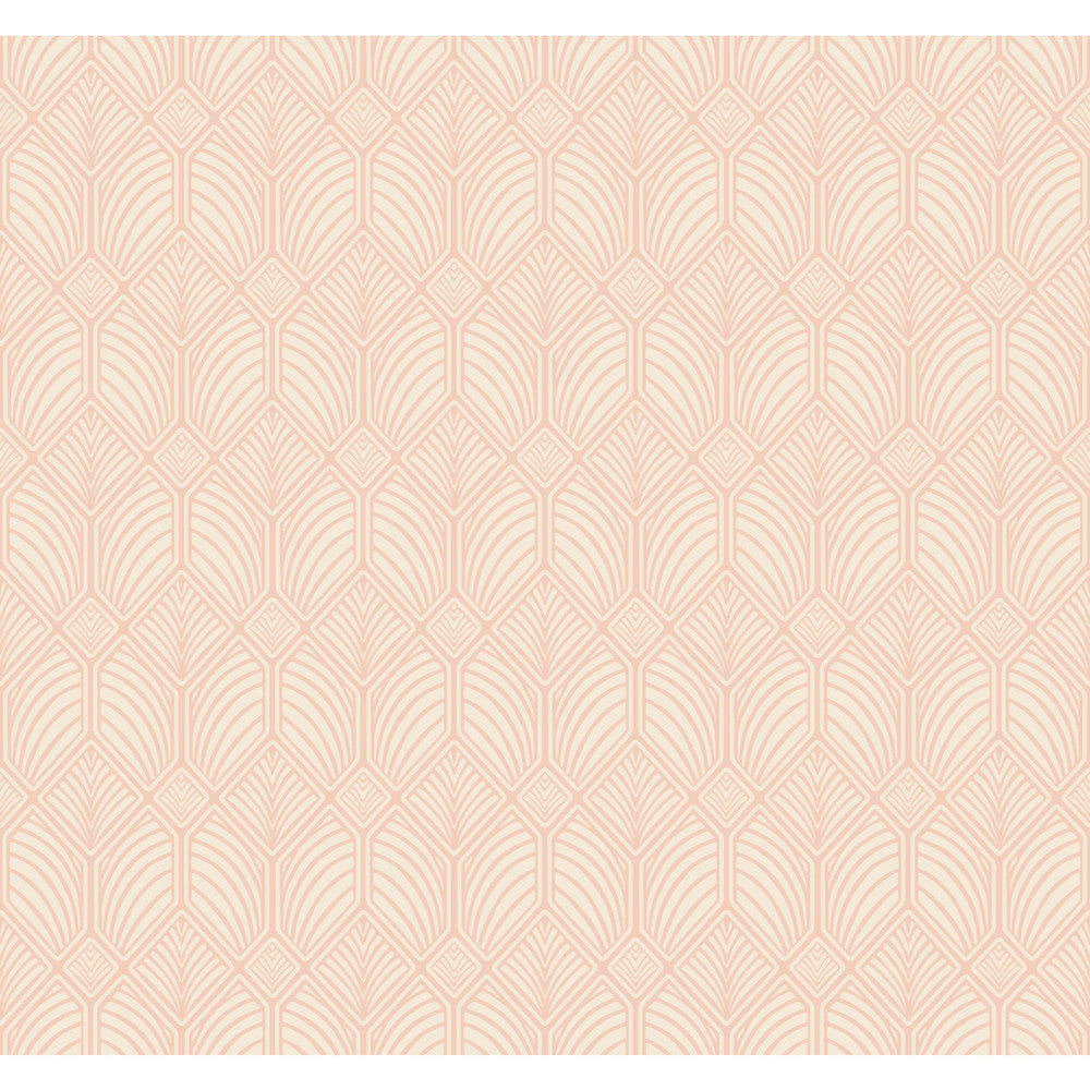 Craftsman Blush Wallpaper by Ronald Redding Arts and Crafts Covers about 60.8 square feet 27-in by 27-ft long roll Unpasted 25.25 - Fabric Carolina -