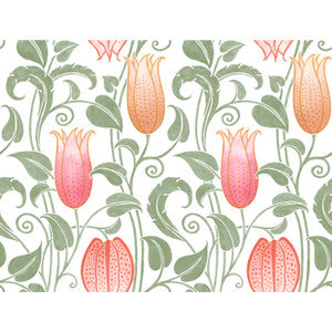 Canterbury Bells White & Brights Wallpaper by Ronald Redding