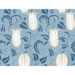 Canterbury Bells Blue Wallpaper by Ronald Redding