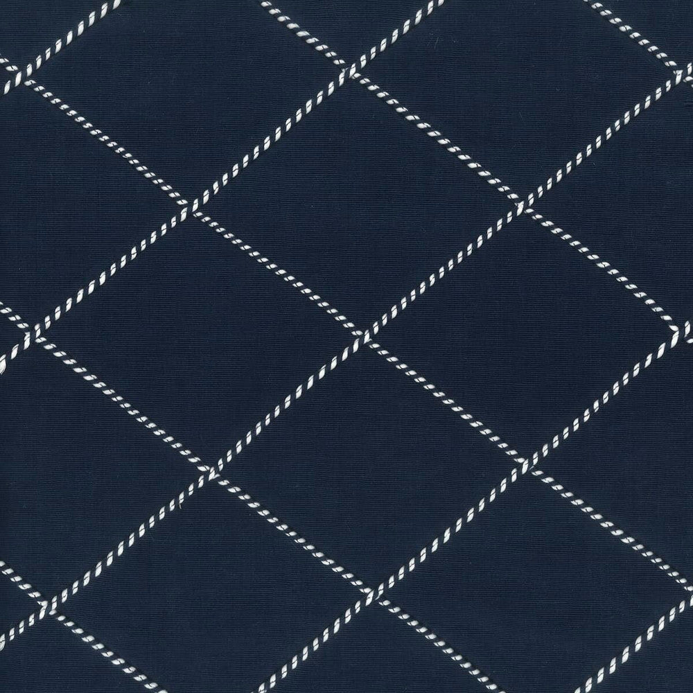 Aces 10 Sapphire by Stout Fabric COMFORTABLE LIVING DENIM/NAVY 100%COT INDIA FLAME RETARDANT-U.F.A.C. CLASS 1 Horizontal: 4.75 and Vertical: 4.5 54 in - Fabric Carolina -