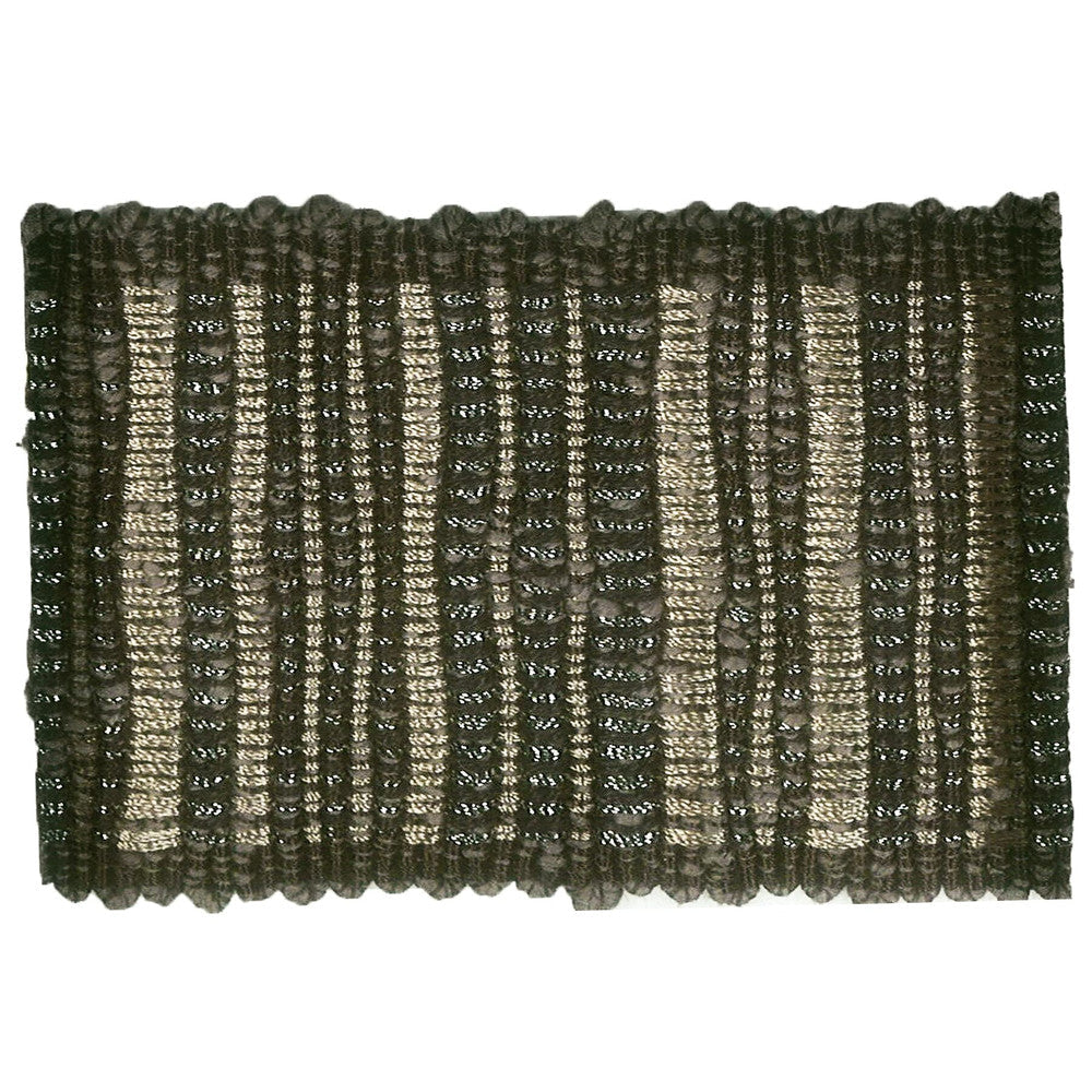 Action 10 Coal by Stout Designer Trim ILLUMINATE 64%COT 26%SVI 5%LIN 5%MTL CHINA </p><p>Repeat: 0 2.5 in - Swanky Fabrics -