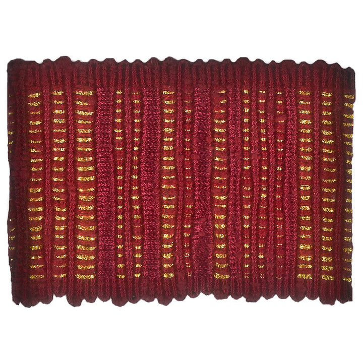 Action 1 Ruby by Stout Designer Trim ILLUMINATE 64%COT 26%SVI 5%LIN 5%MTL CHINA </p><p>Repeat: 0 2.5 in - Swanky Fabrics -