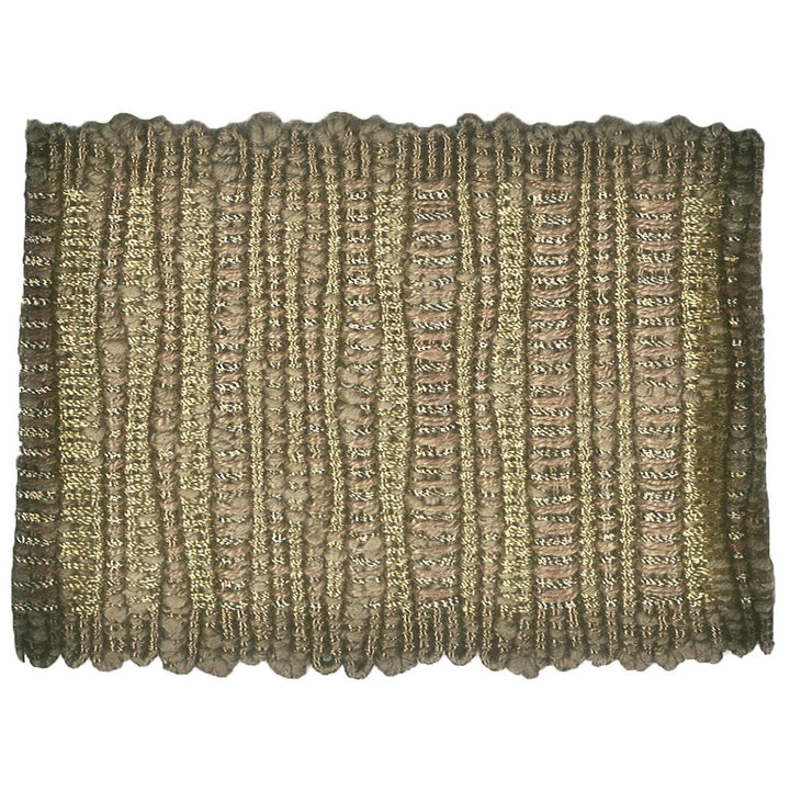 Action 4 Sandstone by Stout Trim ILLUMINATE TRIM 64%COT 26%SVI 5%LIN 5%MTL CHINA Horizontal: 0 and Vertical: 0 2.5 in - Fabric Carolina -
