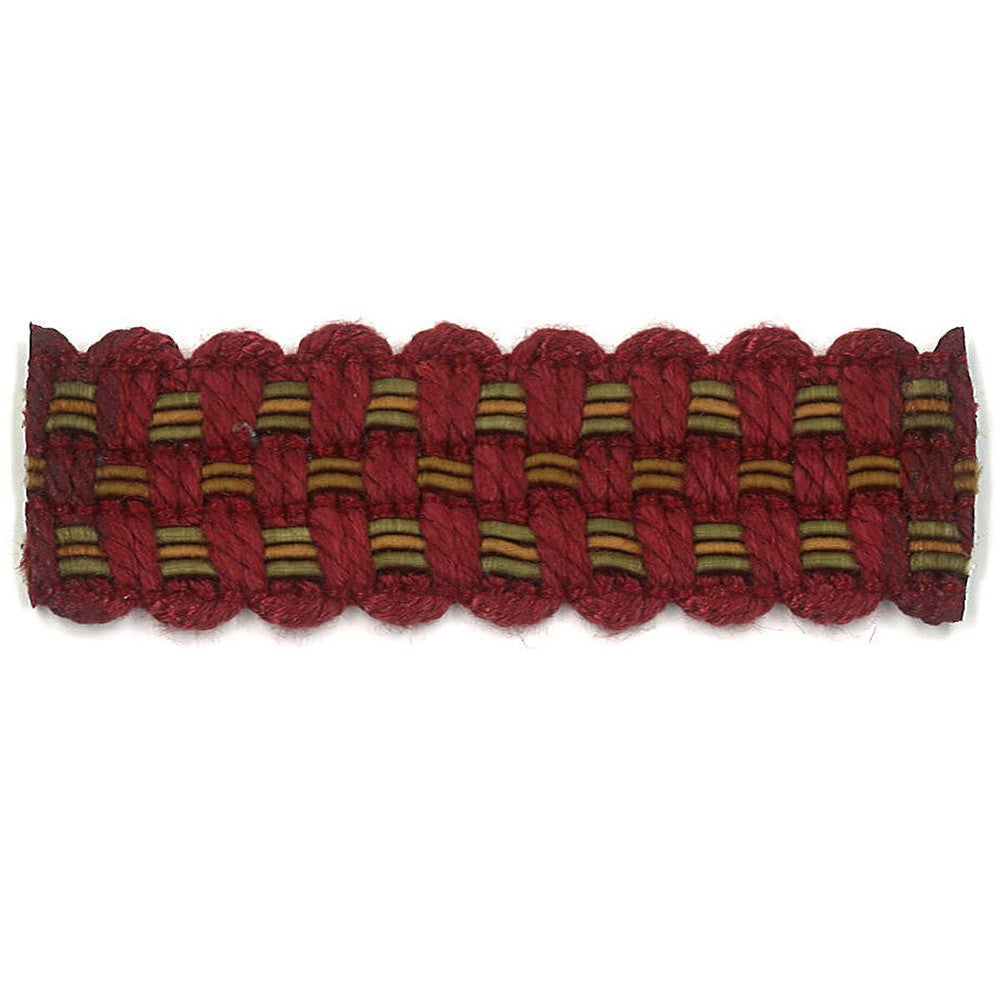 Adapt 11 Wine by Stout Trim ART OF DESIGN TRIM-2 TAPES 100%SVI CHINA Horizontal: 0 and Vertical: 0 0.88 in - Fabric Carolina -