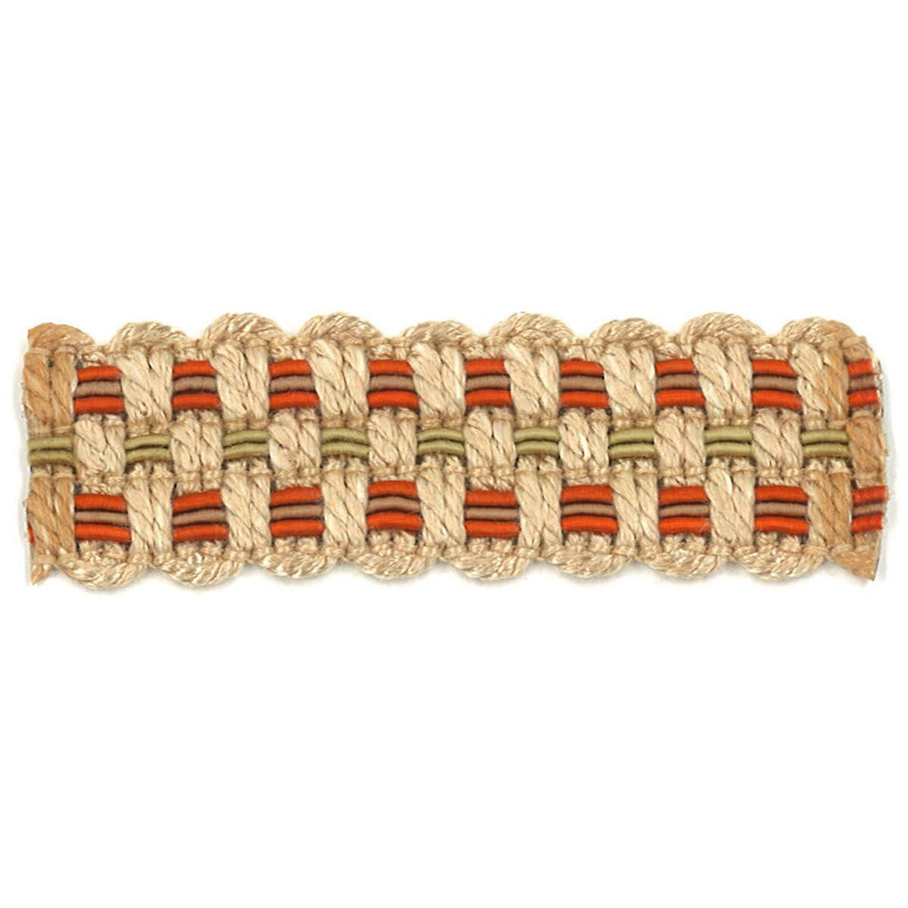 Adapt 12 Tangerine by Stout Trim Art Of Design Trim-2 Tapes 100% Spun Viscose CHINA Horizontal: 0 and Vertical: 0 0.88 in - Fabric Carolina -